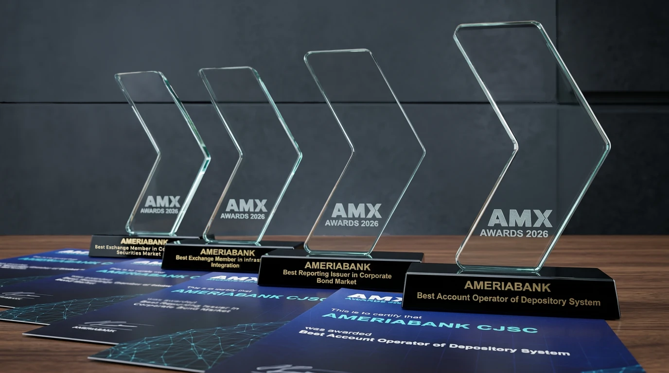 Ամերիաբանկը AMX Awards 2026-ում արժանացել է չորս մրցանակի