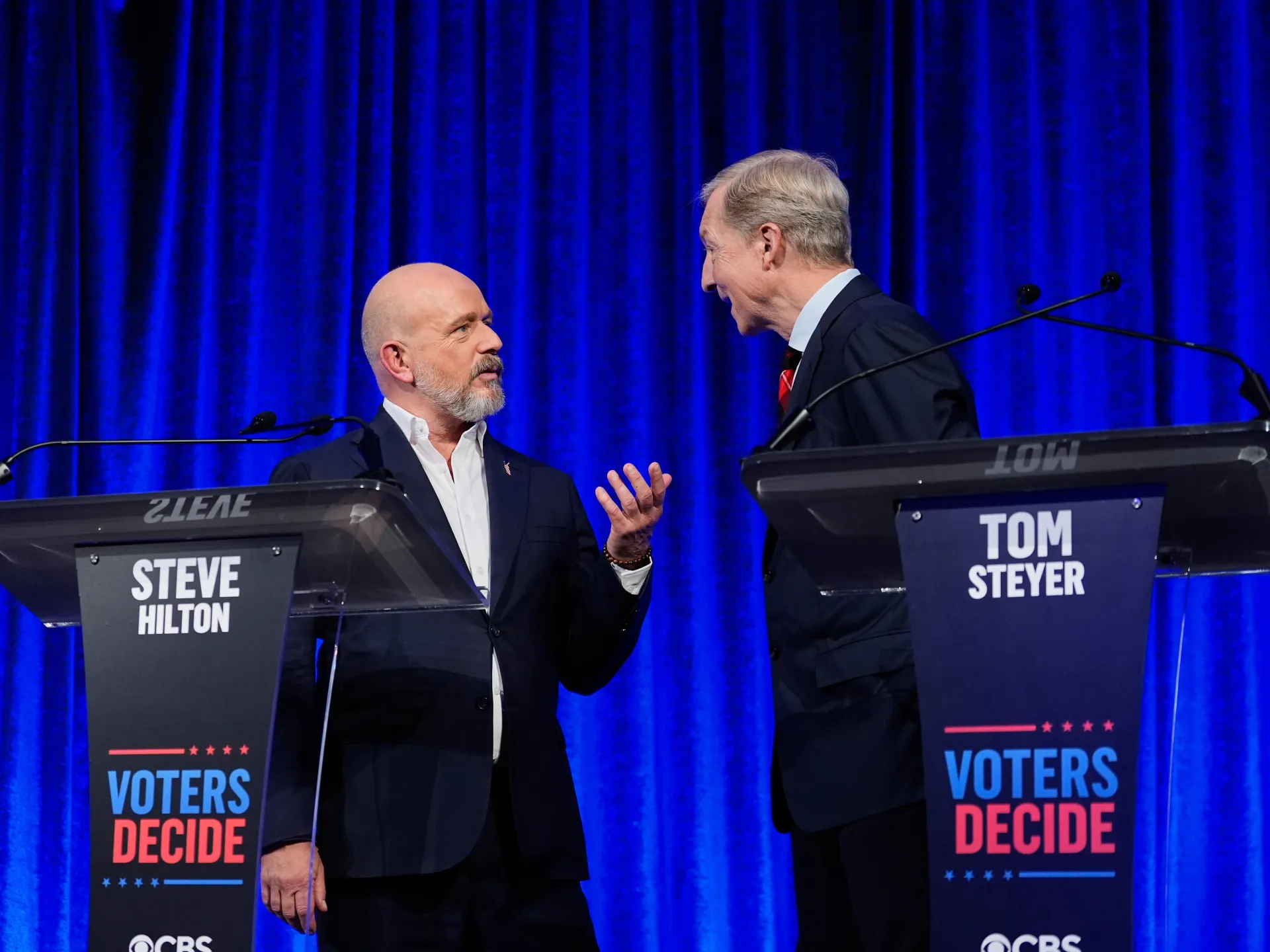 Democrat and Republican go head-to-head in California governor race