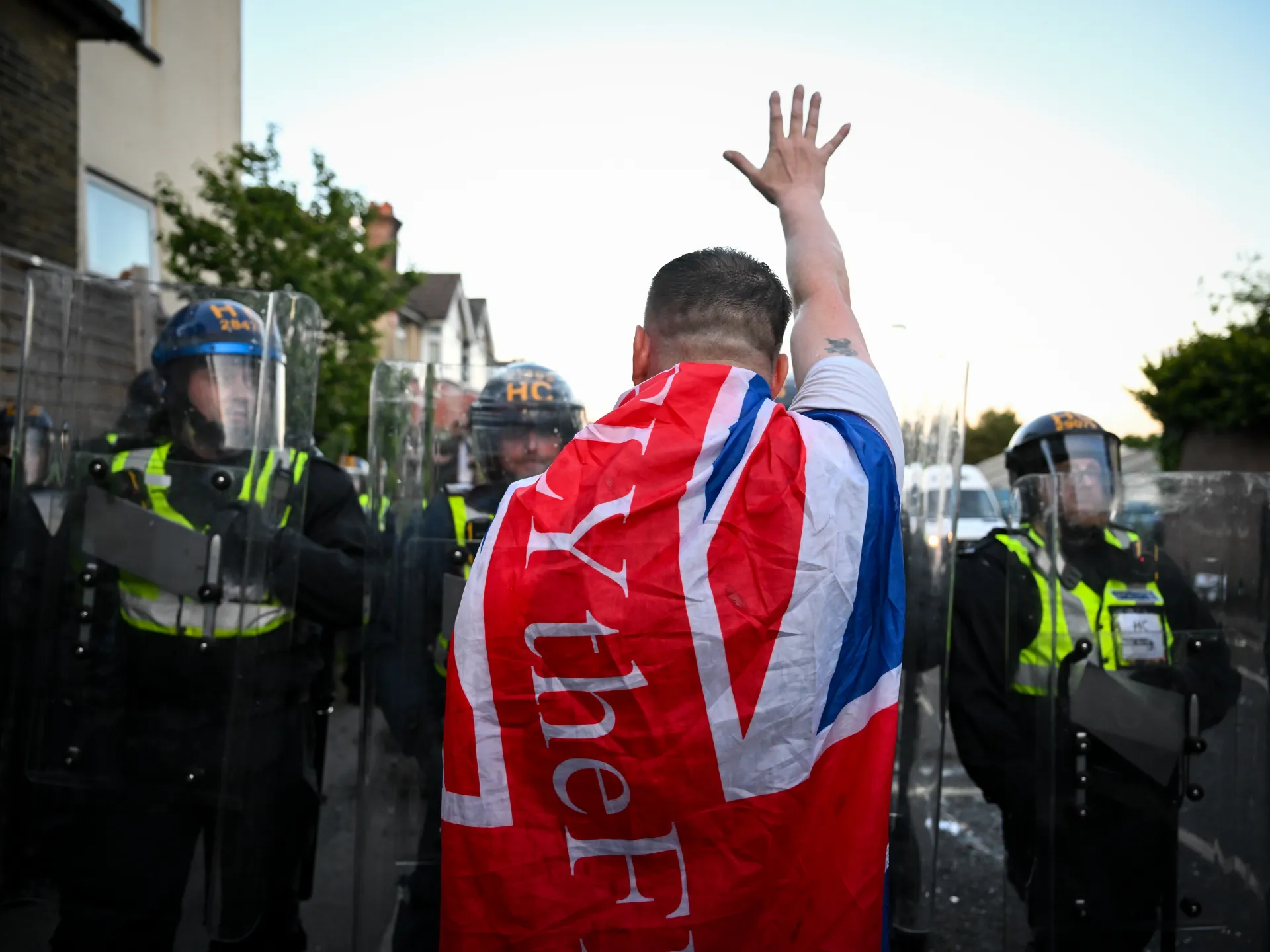 UK minister condemns violent protests against student’s murder