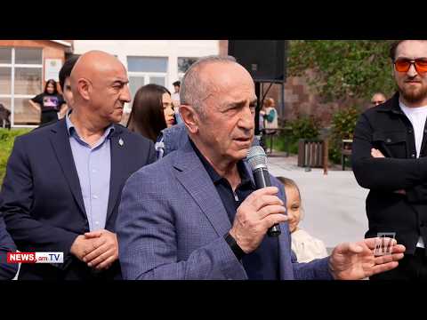 Ex-president, "Armenia" bloc PM candidate Robert Kocharyan. This government believes the country's security should depend on Azerbaijan's Aliyev