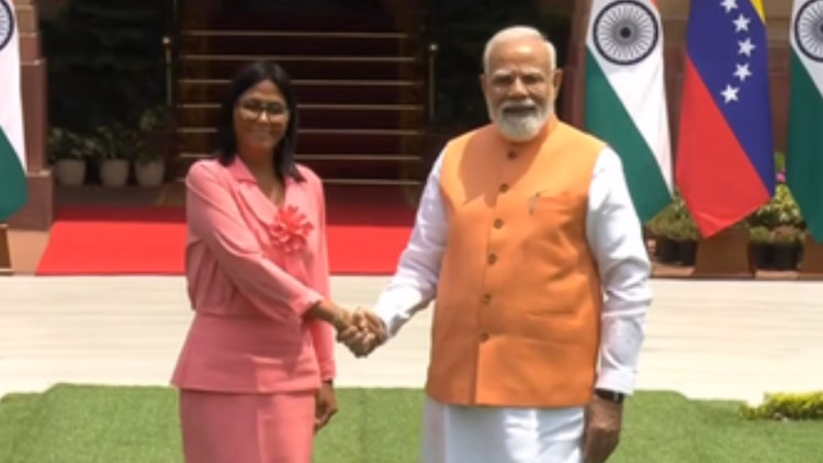 Delcy Rodriguez India Visit: पीएम मोदी ने वेनेजुएला की कार्यवाहक राष्ट्रपति डेलसी रोड्रिगेज से की मुलाकात