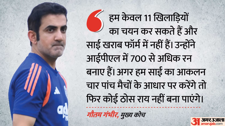 IND vs AFG: तीसरे नंबर पर बल्लेबाजी के लिए किसे मिलेगा मौका? कोच गंभीर ने किया स्पष्ट; पंत को लेकर भी रखी राय