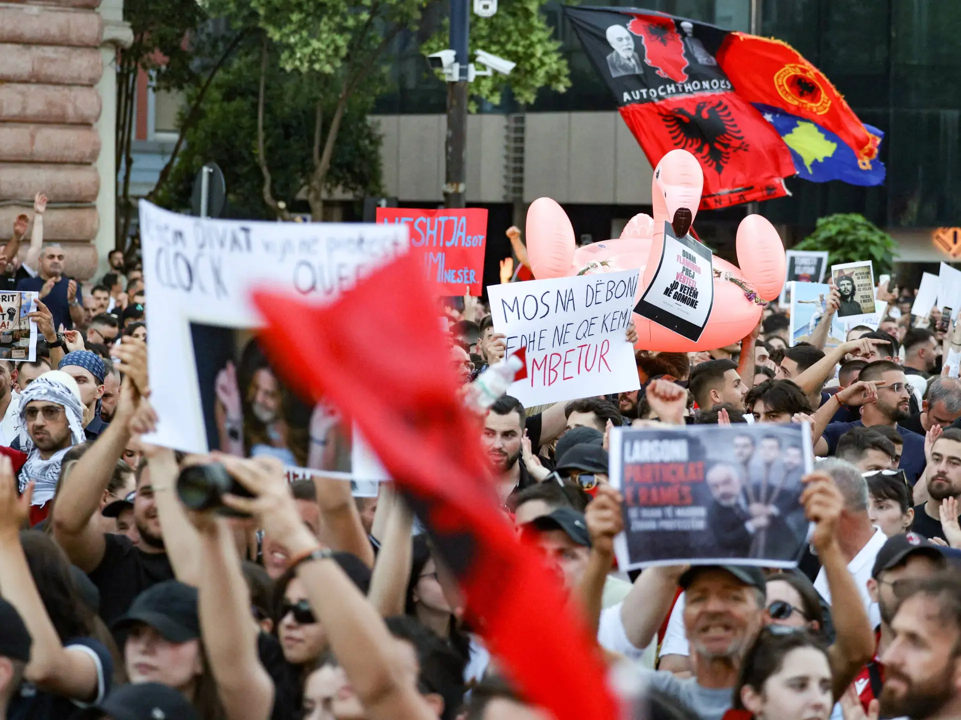 Thousands protest in Albania over Kushner-linked resort project