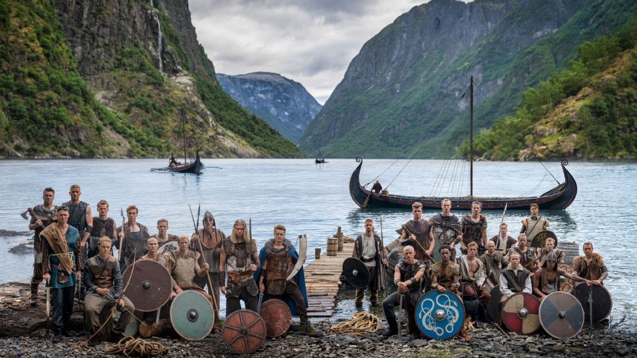Team Norway poses in Viking-themed photo shoot ahe...