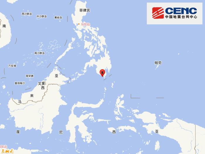 菲律宾群岛地区发生7.9级地震，震源深度40千米