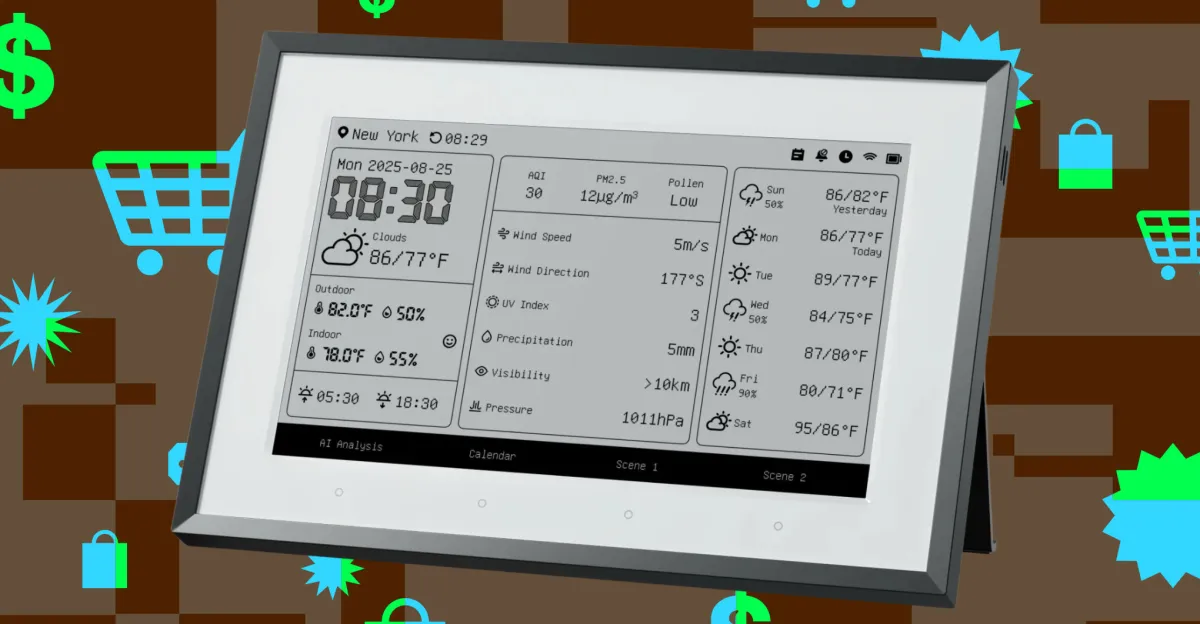 SwitchBot’s E Ink Weather Station is already 20 percent off
