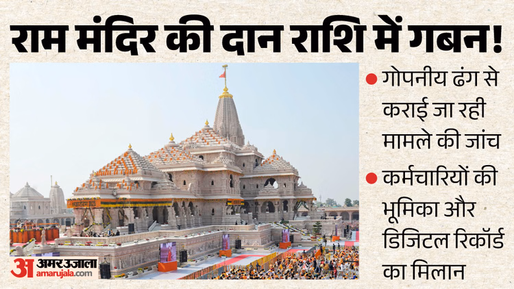 राम मंदिर के दान में गबन पर सियासत: 'पहले जमीन घोटाला, अब चढ़ावे में चोरी', गोपनीय ढंग से गड़बड़ी की जांच