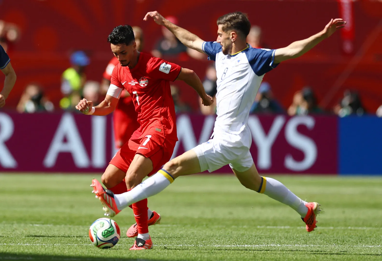 Canada and Bosnia fight out historic World Cup opener
