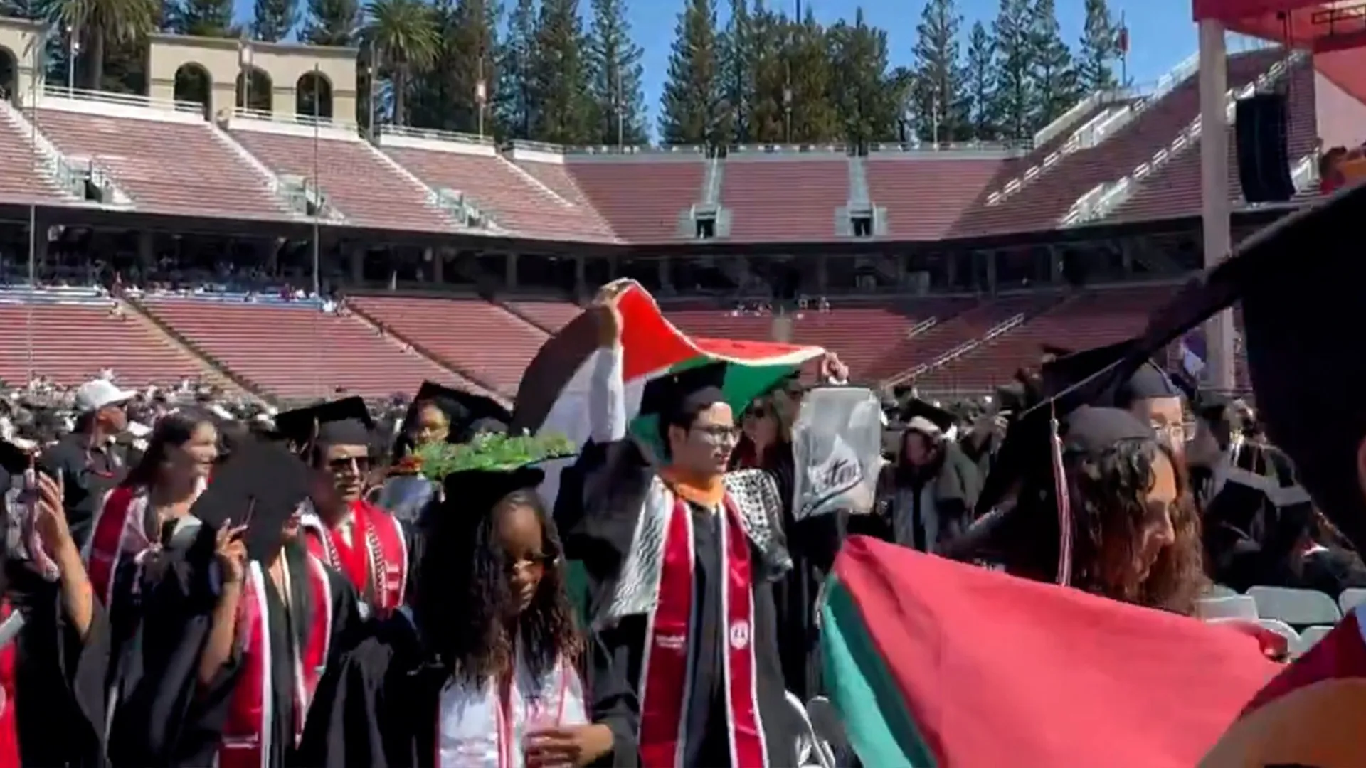 Stanford graduates stage pro-Palestine walkout at Google CEO speech