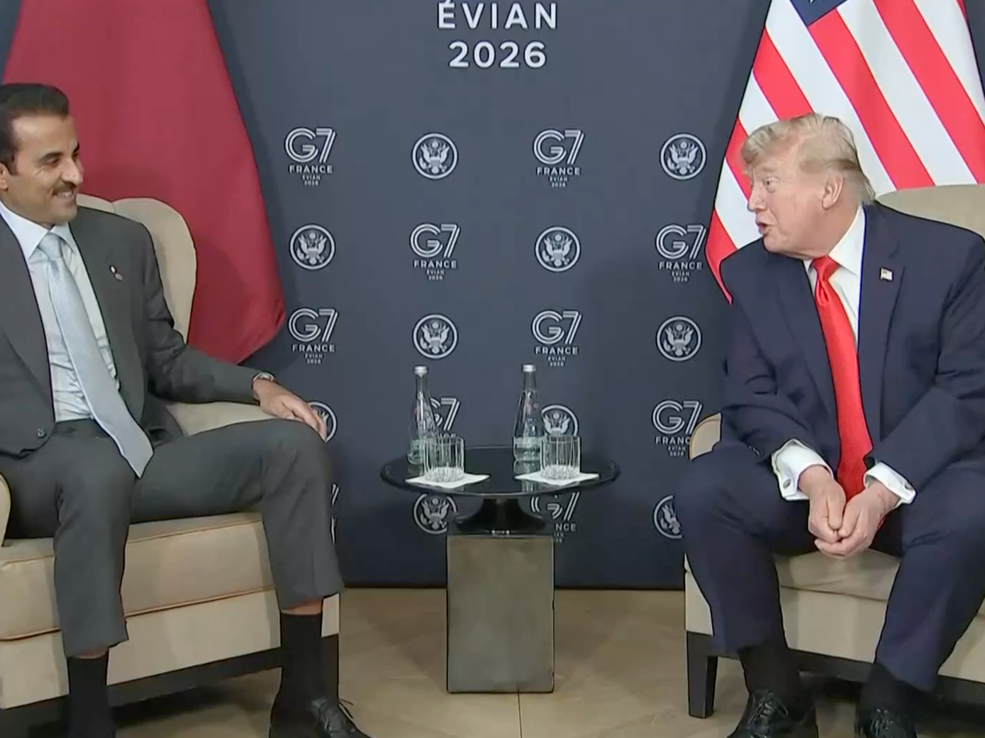 Qatar’s Emir hails Iran deal and touts US investments in Trump meeting