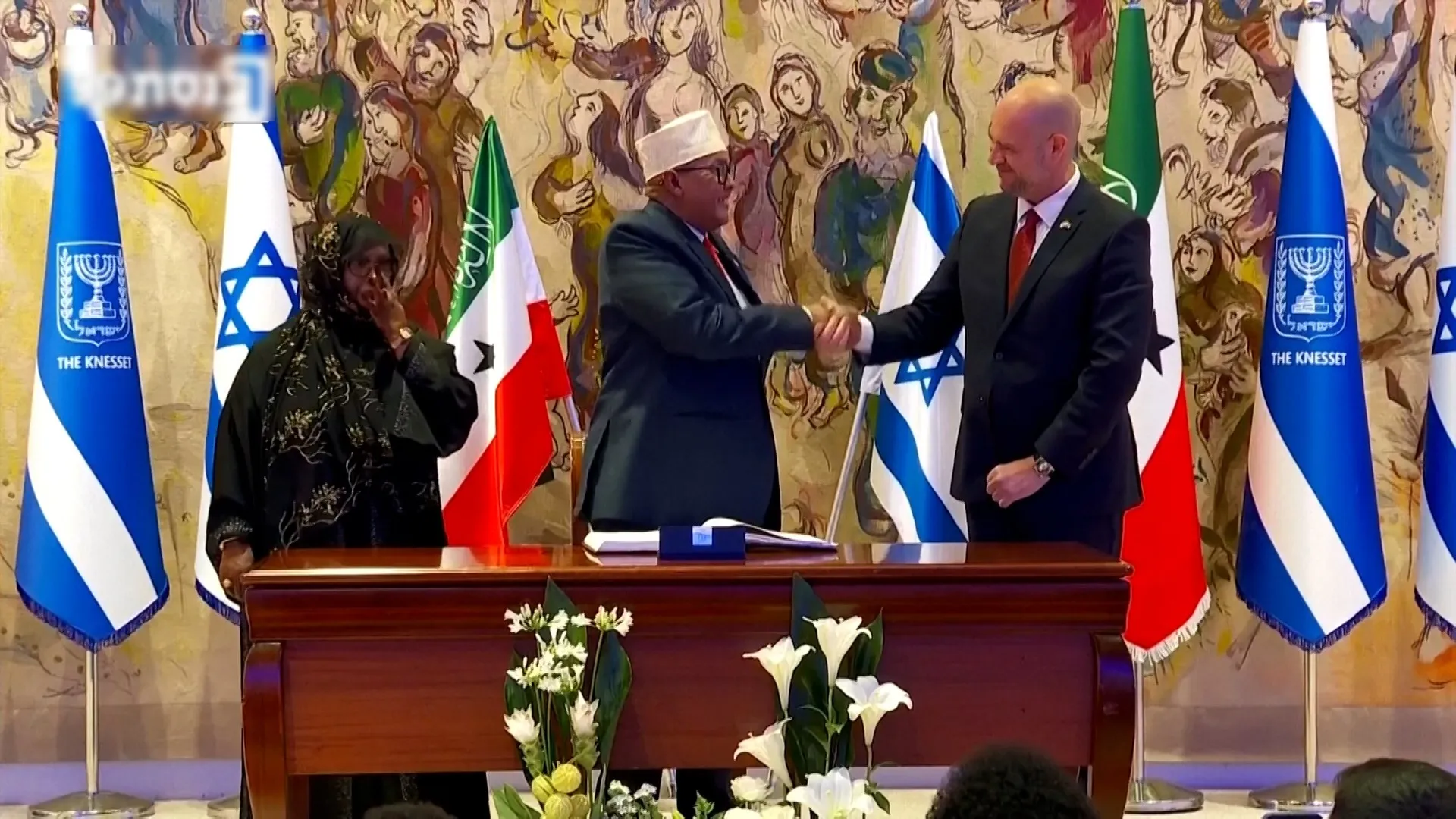 Somaliland president visits Israeli Knesset on tour