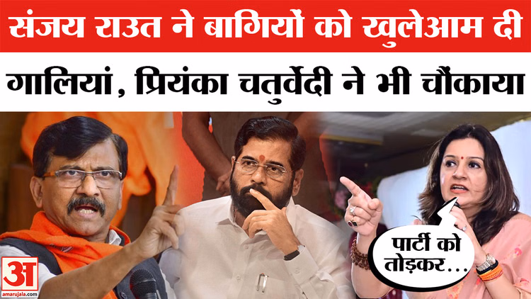 Shiv Sena (UBT) Rebellion: संजय राउत ने बागी सांसदों को दी गालियां तो प्रियंका चतुर्वेदी ने कह दी बड़ी बात
