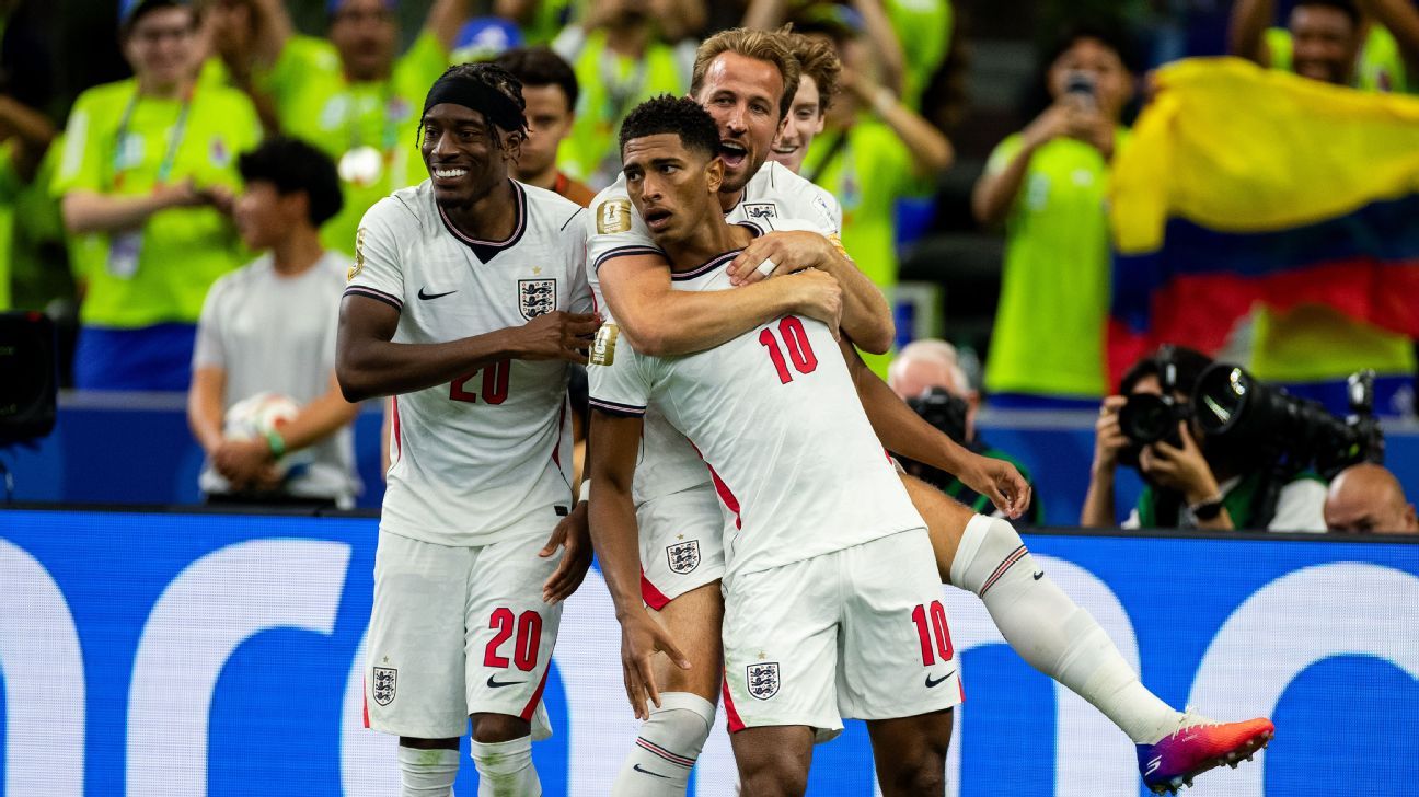 Kane and Bellingham put on a show in England's thr...