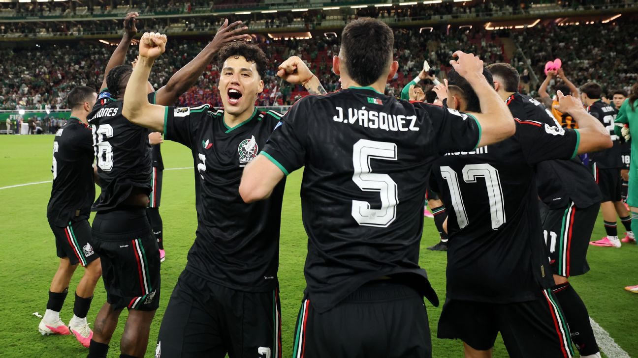 Mexico rejoice after second World Cup win in 2026....