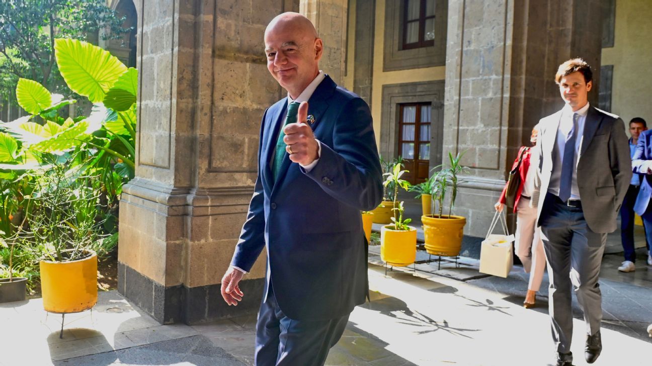 Where has Infantino been? FIFA president has alrea...
