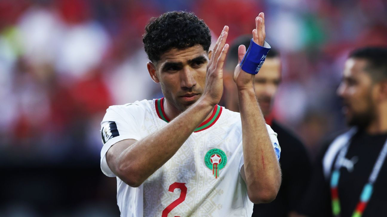 Morocco 'behind' captain Hakimi amid rape case