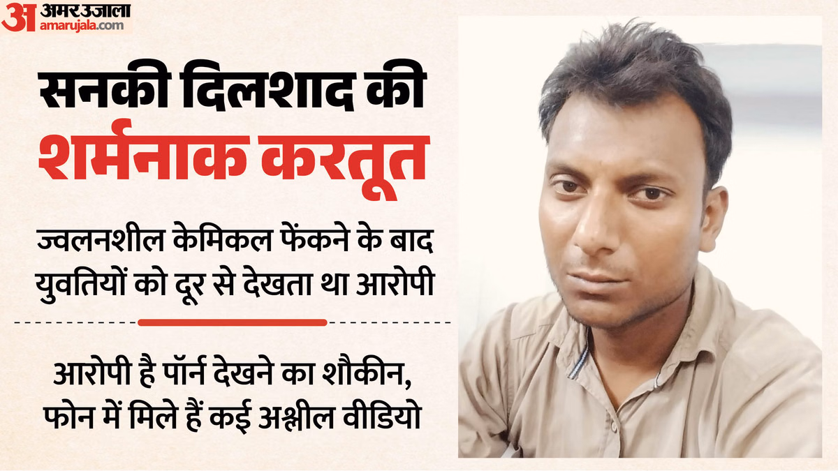 UP: 'मुझे मजा आता था...', युवतियों पर केमिकल फेंकने के बाद तड़पते और चीखते हुए देखता था दिलशाद; सनकी की कहानी