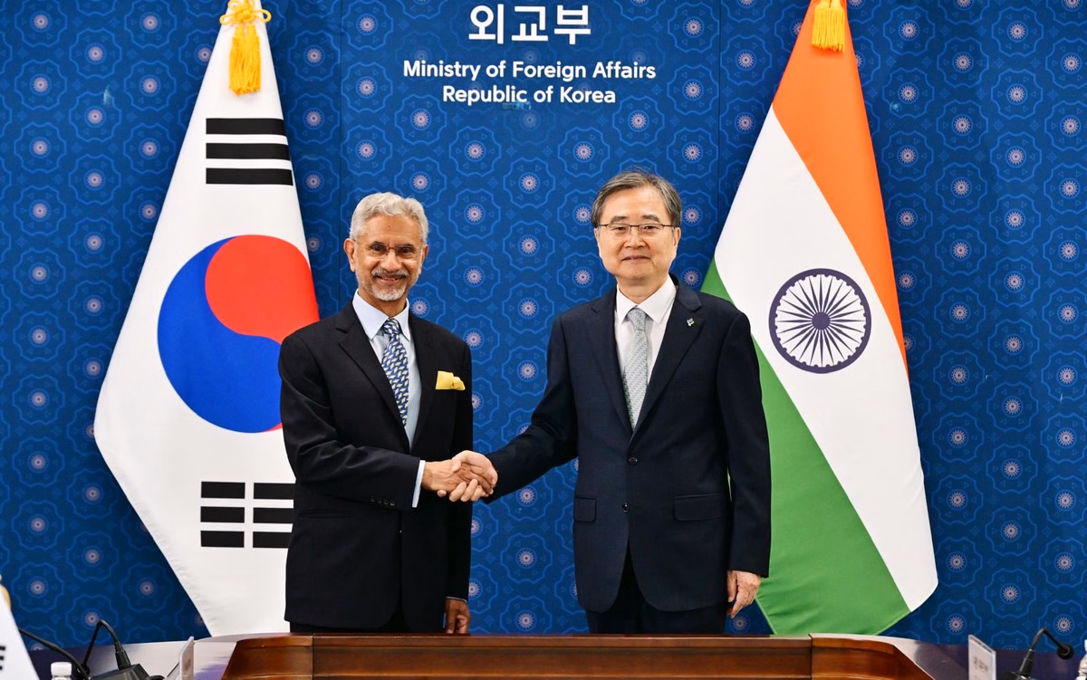 South Korea-India: दक्षिण कोरिया के विदेश मंत्री ह्यून से मिले एस जयशंकर, व्यापार और रक्षा सहयोग पर हुई बात