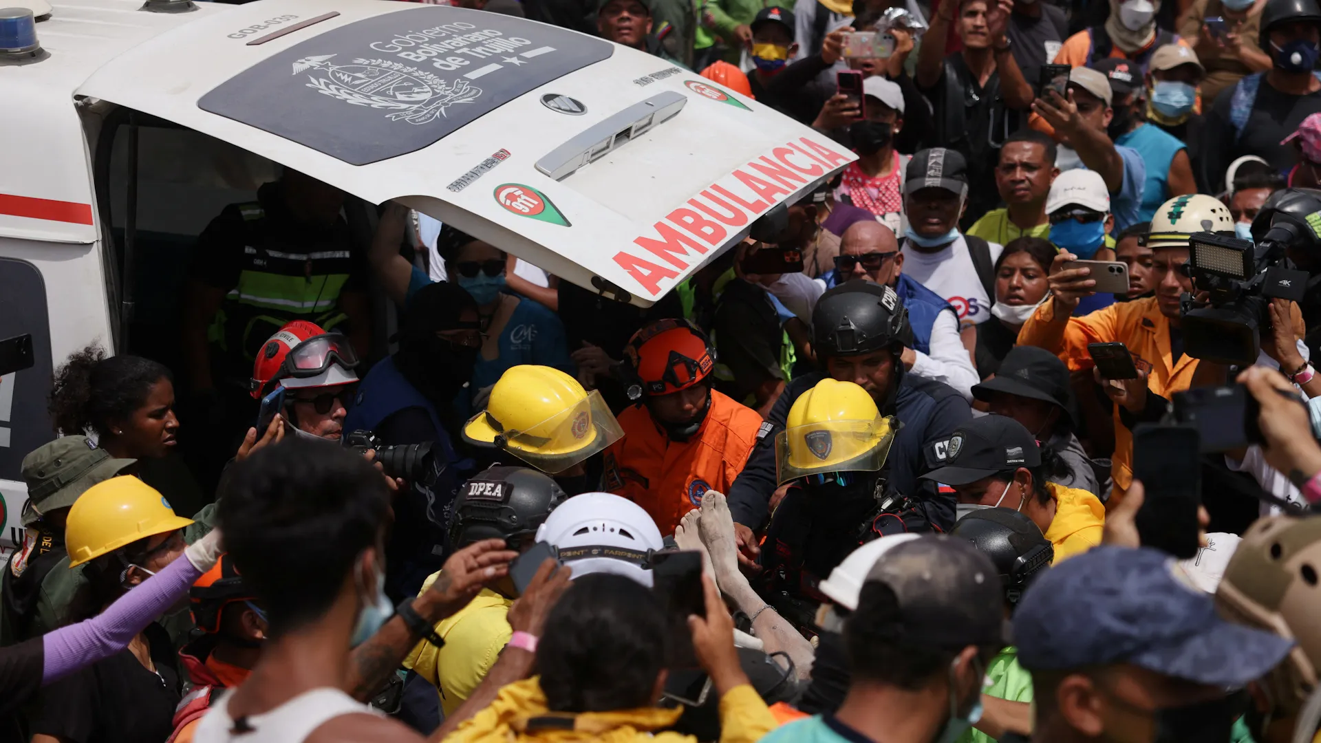 The aftermath of Venezuela’s deadly earthquake