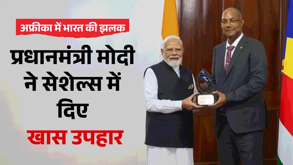 PM Modi Gifts: पीतल का कछुआ, टोडा शॉल, कांचीवरम सिल्क, प्रधानमंत्री मोदी ने सेशेल्स दौरे में किसको क्या दिया?
