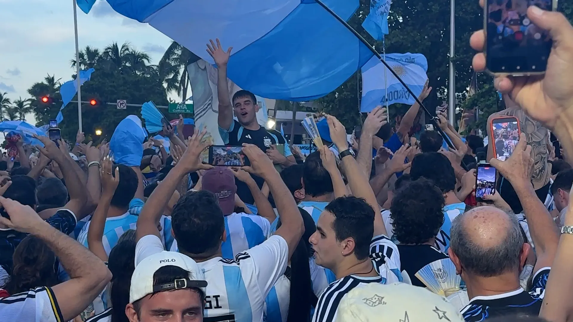 Argentina fans flood Miami for Cape Verde match