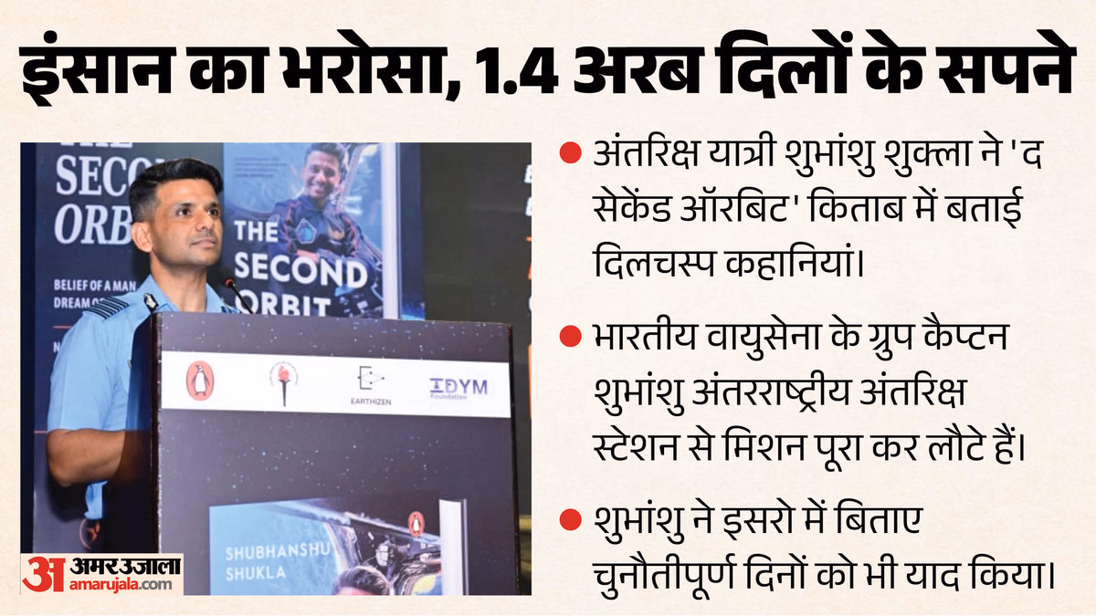 The Second Orbit: शुभांशु की इस किताब में अंतरिक्ष के किस्से; ISRO की किस चुनौती को पांच दिन में पूरा किया?